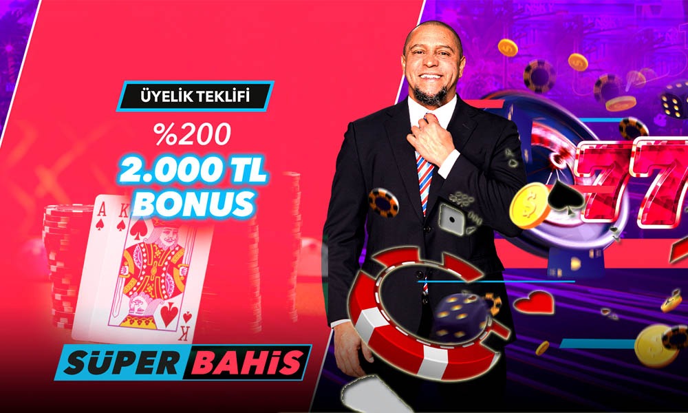 Superbahis Casino Hoşgeldin Bonusu, Kayıt Ol 2000 TL Bonus Kazan